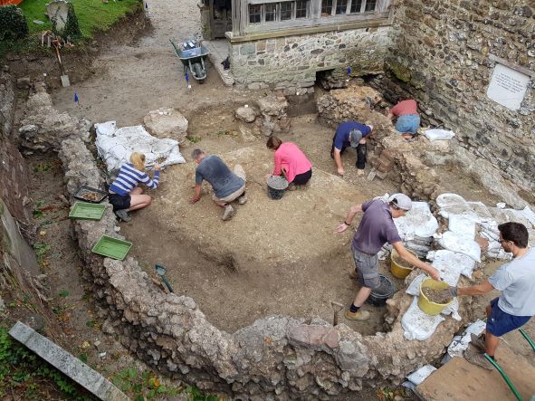 Excavating 7th Century church in 2019