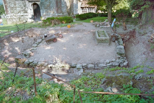 Excavation of 11th Century tower