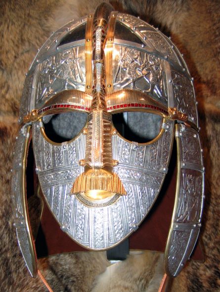 Replica of Sutton Hoo helmet