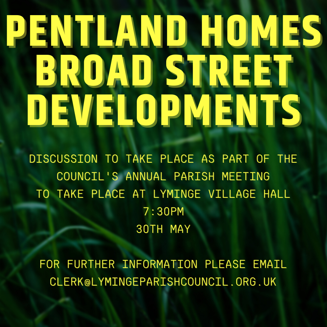 Pentland Homes / Broad Street meeting