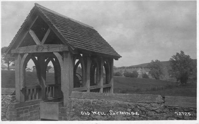 St Eadburgs Well showing water tank