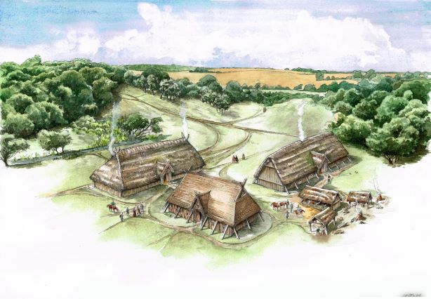 Reconstruction of royal halls on Tayne Field